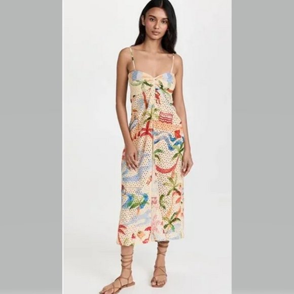 Farm Rio Copacabana Tropical Eyelet Cover Up NWT - Picture 7 of 16